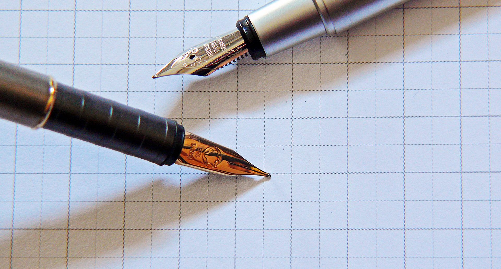 Pocketread header photo of fountain pens